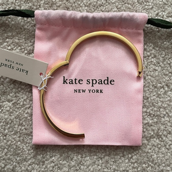 Kate Spade Lemon Bangle with Pink Pouch - Picture 4 of 4